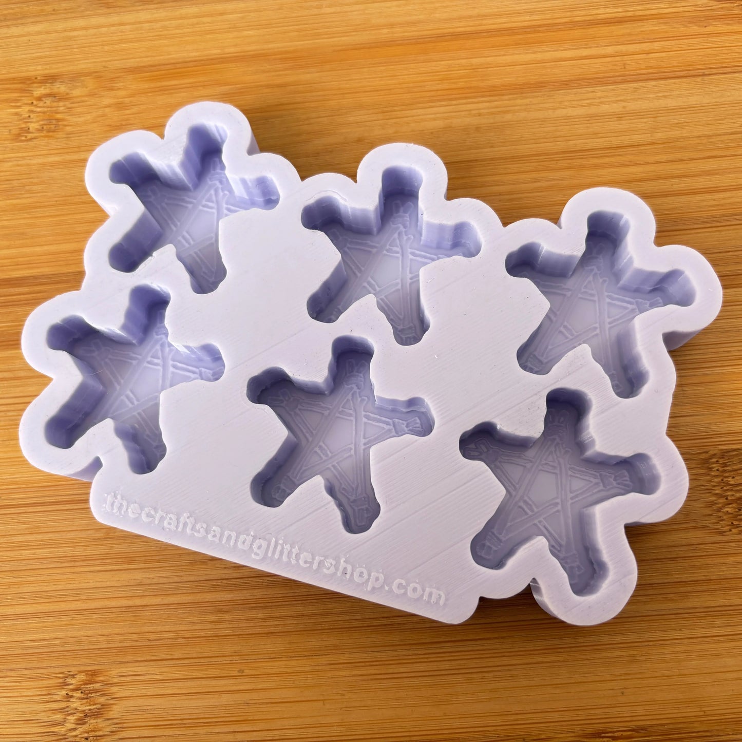 Stick Pentagram Silicone Mold - The Crafts and Glitter Shop