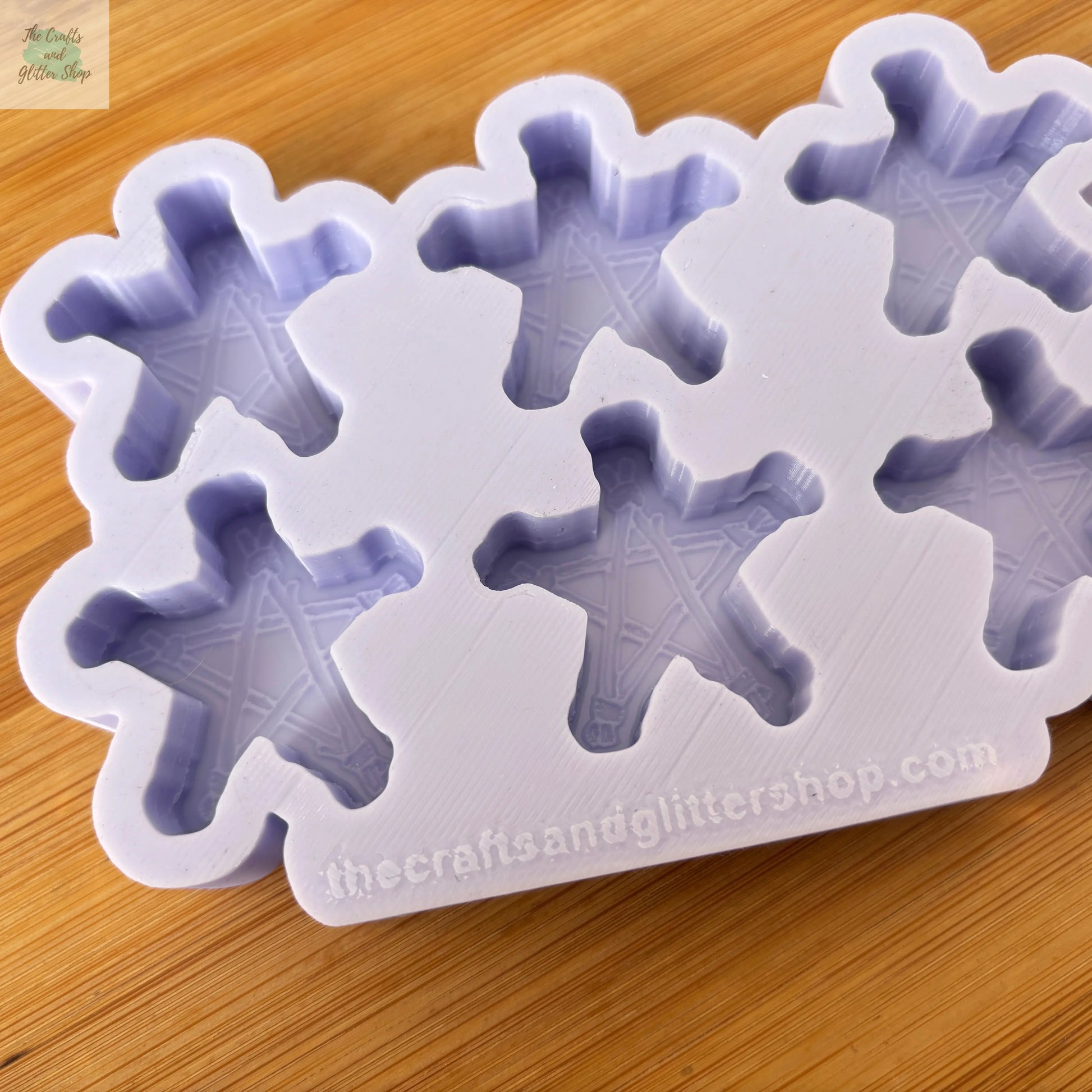 Stick Pentagram Silicone Mold - The Crafts and Glitter Shop