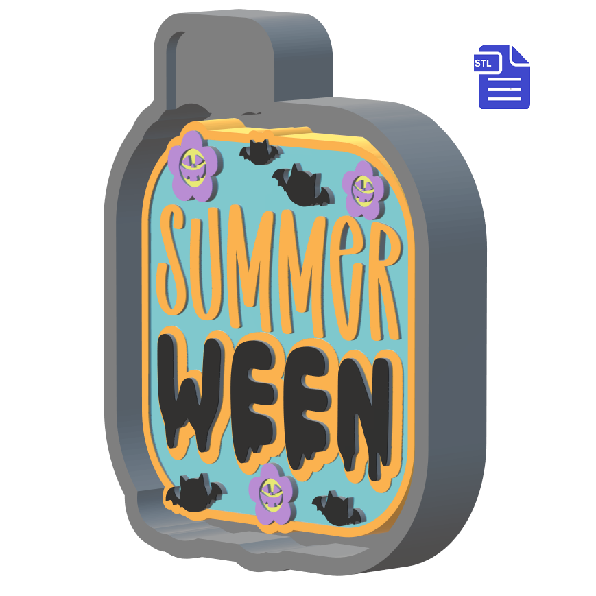 Summerween Silicone Mold Housing STL File
