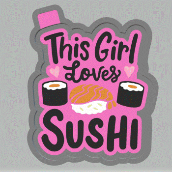 Sushi Silicone Mold Housing STL File