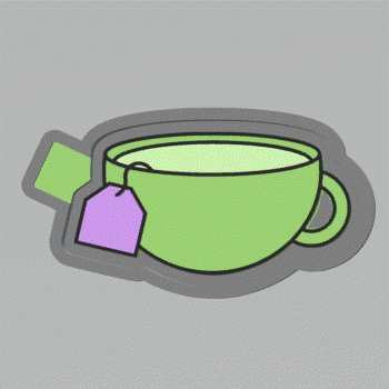 Teacup with Teabag Silicone Mold Housing STL File