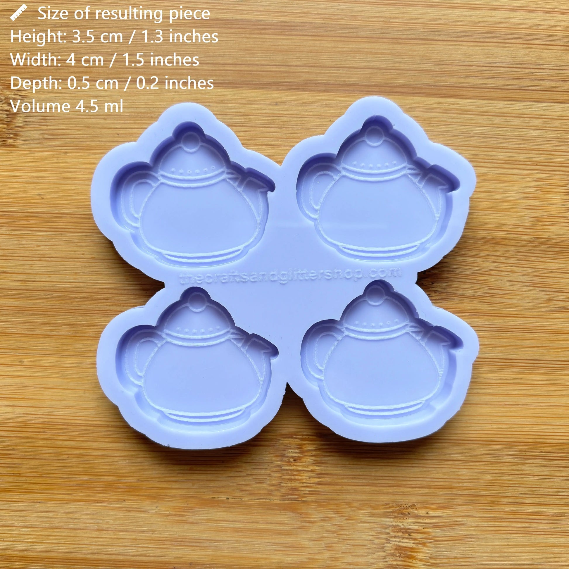 Teapot Silicone Mold - The Crafts and Glitter Shop