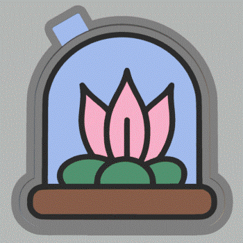 Terrarium Silicone Mold Housing STL File