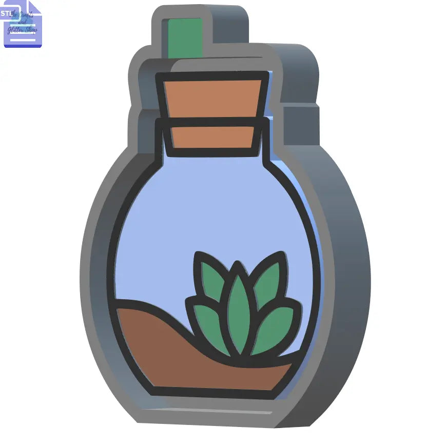 Terrarium Silicone Mold Housing STL File