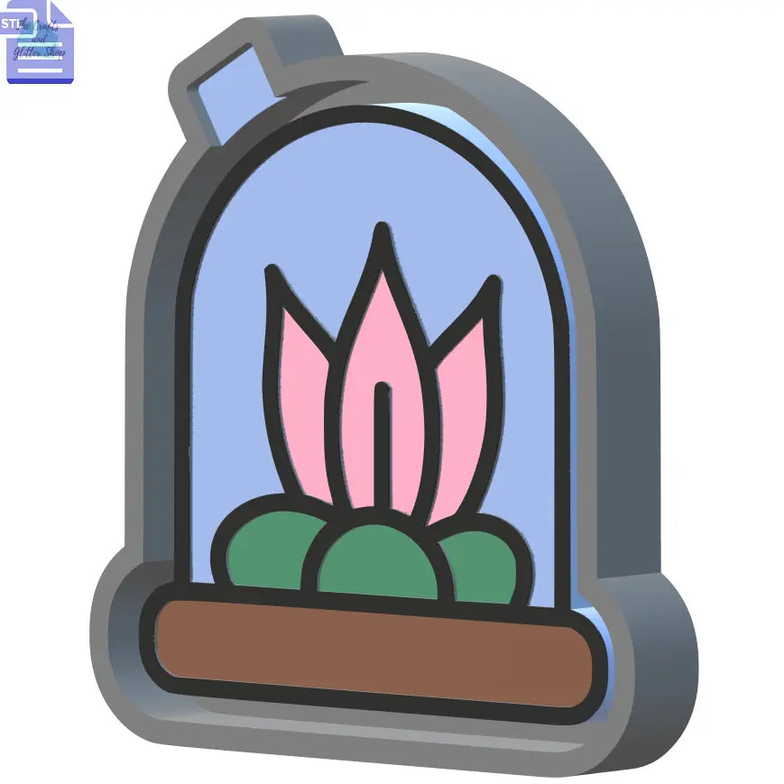 Terrarium Silicone Mold Housing STL File
