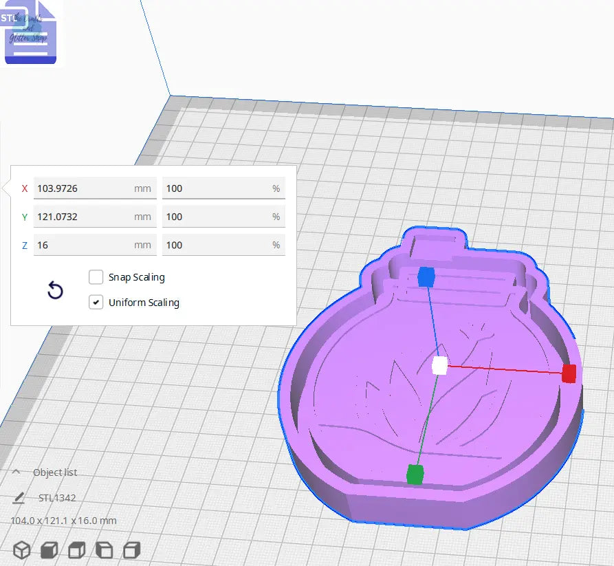 Terrarium Silicone Mold Housing STL File