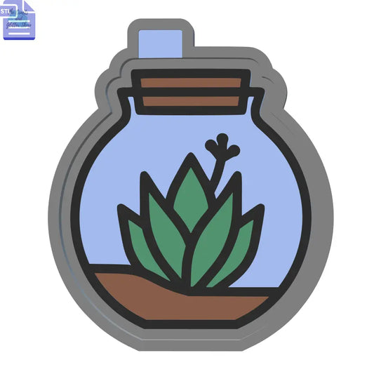 Terrarium Silicone Mold Housing STL File