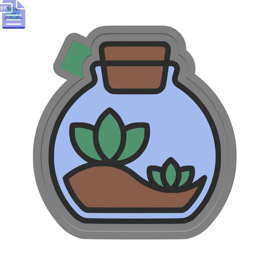 Terrarium Silicone Mold Housing STL File