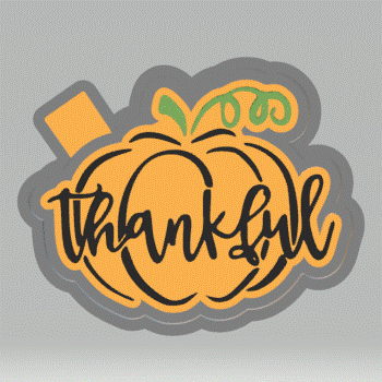 Thankful Pumpkin Silicone Mold Housing STL File