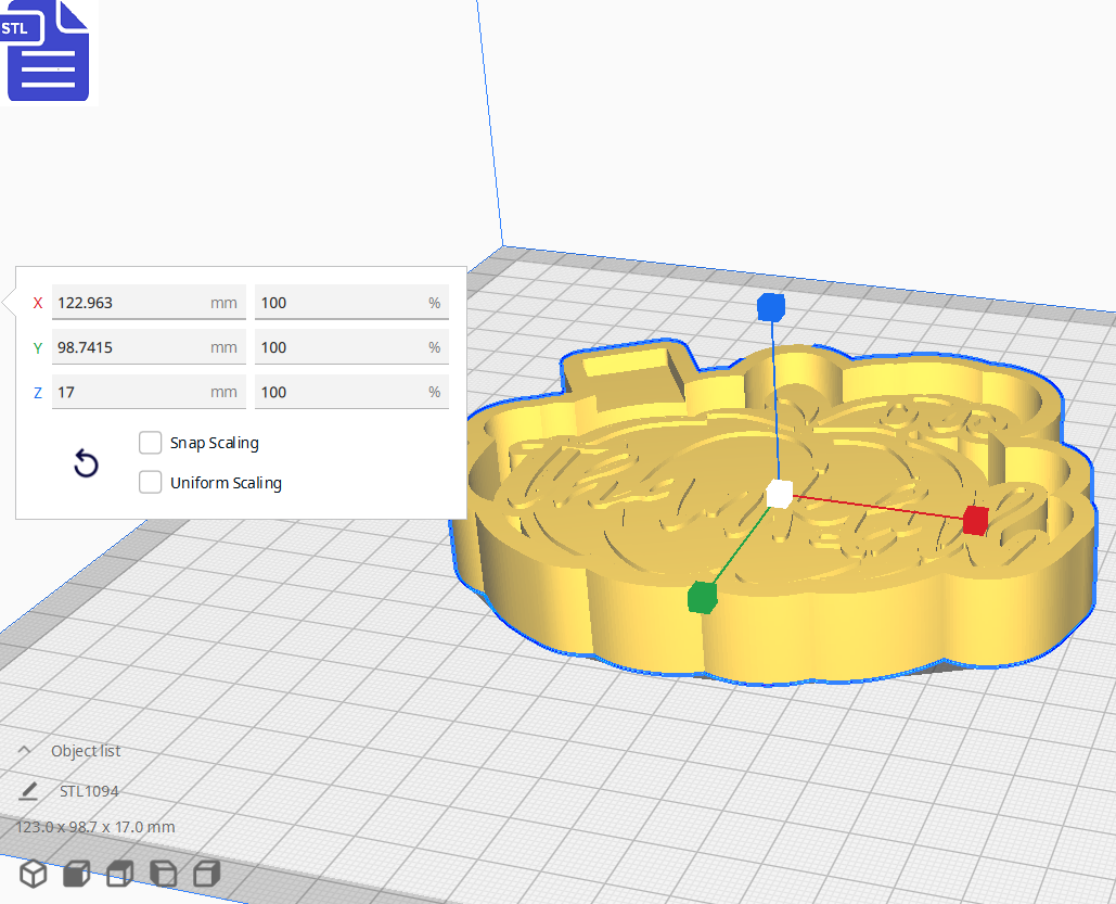 Thankful Pumpkin Silicone Mold Housing STL File