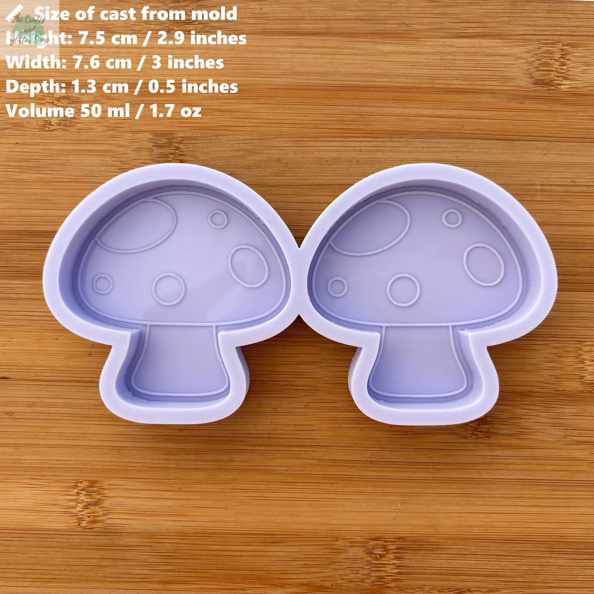 Toadstool Silicone Mold - The Crafts and Glitter Shop