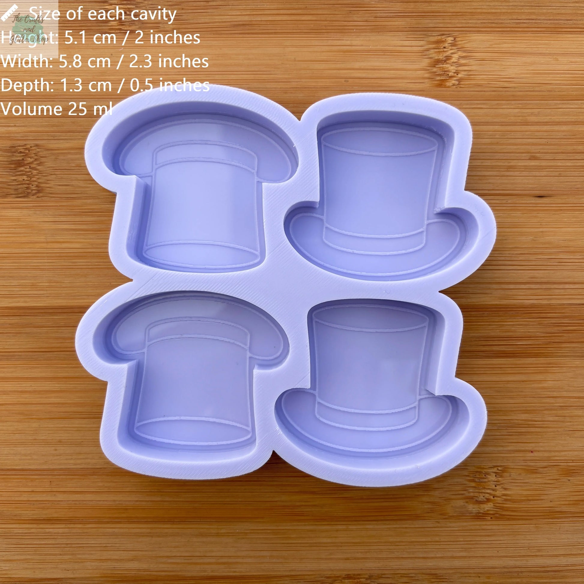 Top Hat Silicone Mold - The Crafts and Glitter Shop