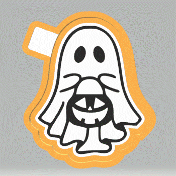 Trick or Treat Ghost Silicone Mold Housing STL File