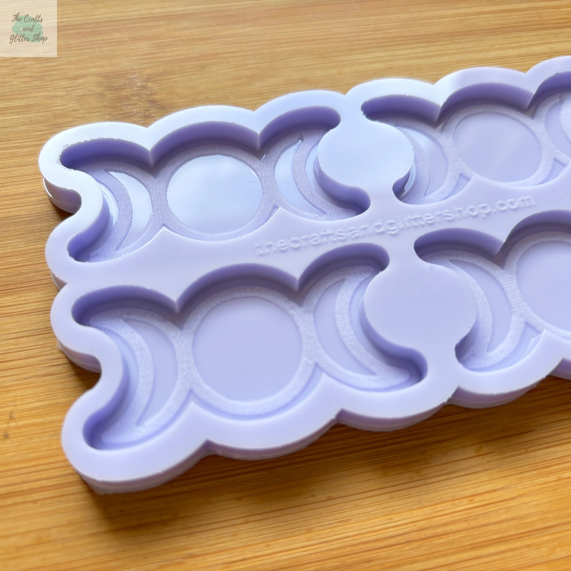 Triple Moon Silicone Mold - The Crafts and Glitter Shop
