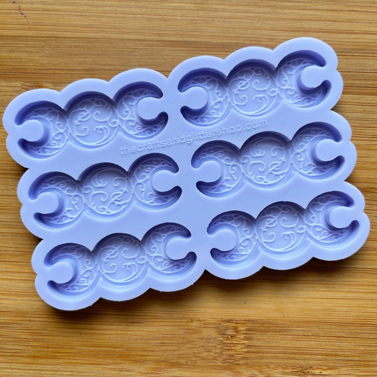 Triple Moon Silicone Mold - The Crafts and Glitter Shop