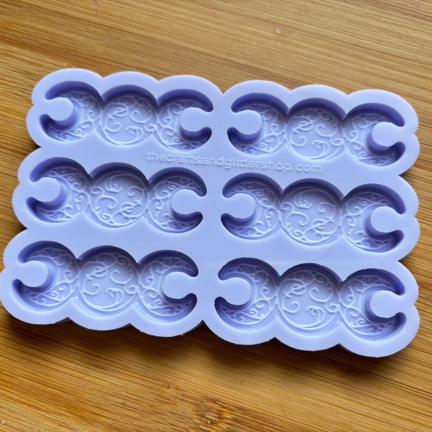 Triple Moon Silicone Mold - The Crafts and Glitter Shop