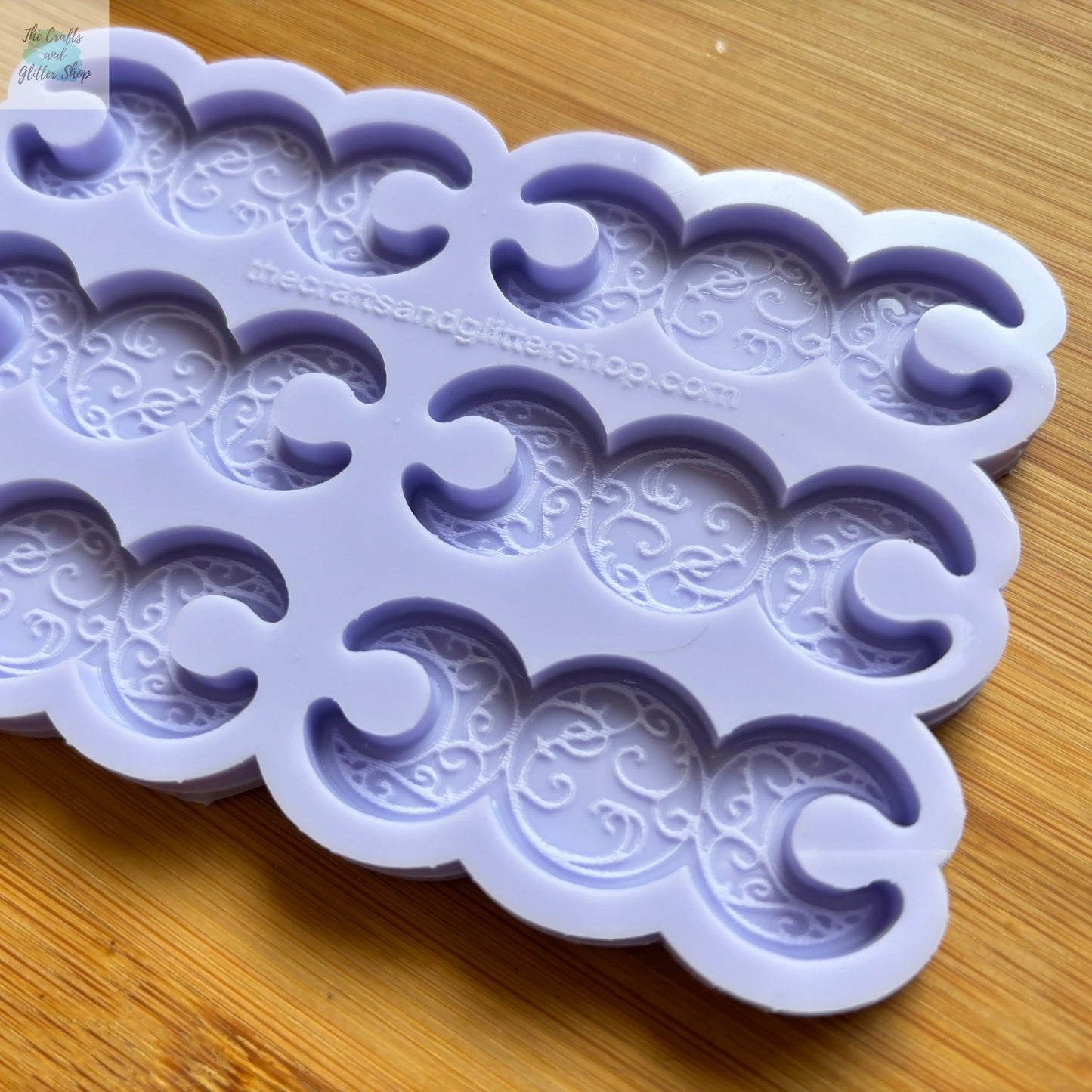 Triple Moon Silicone Mold - The Crafts and Glitter Shop