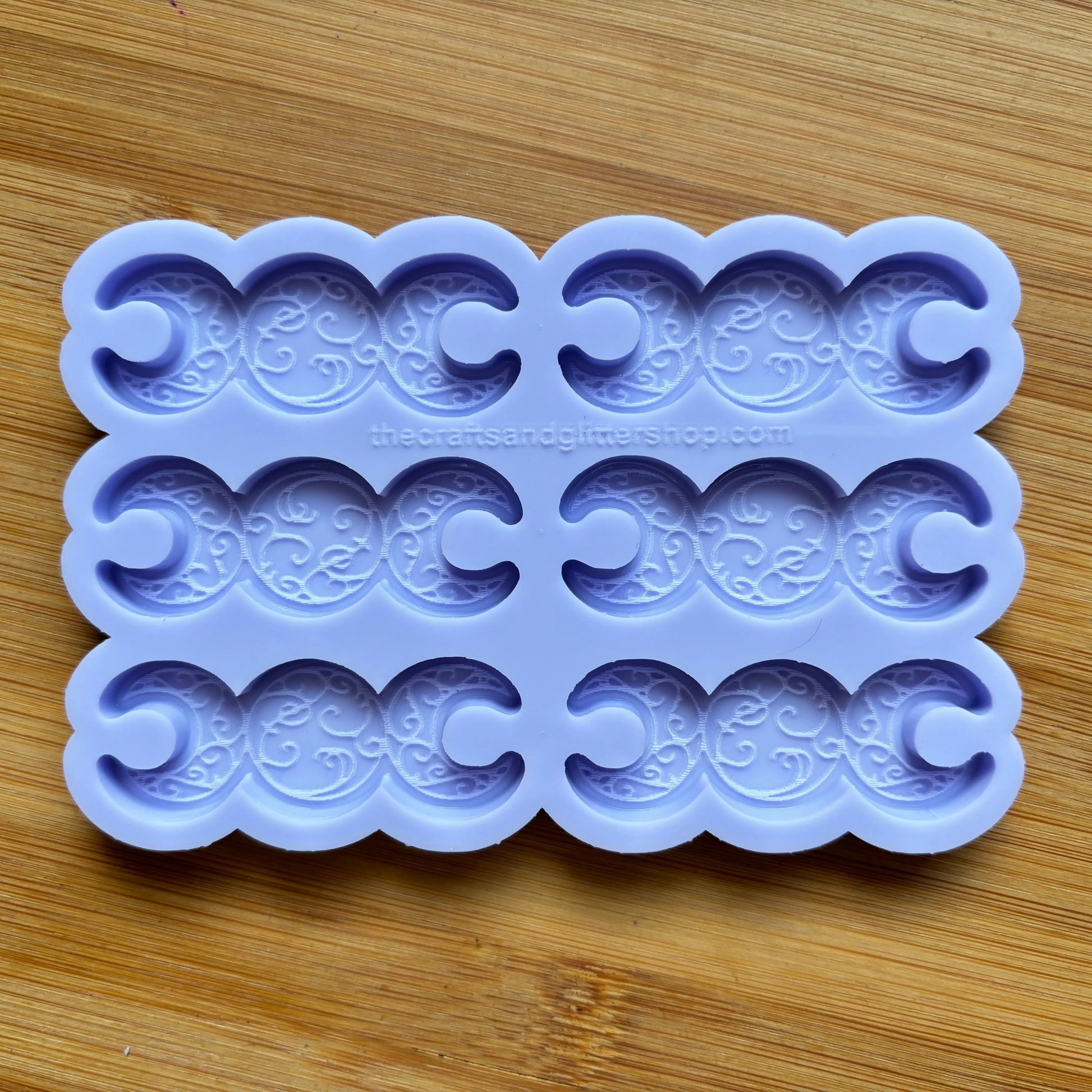 Triple Moon Silicone Mold - The Crafts and Glitter Shop