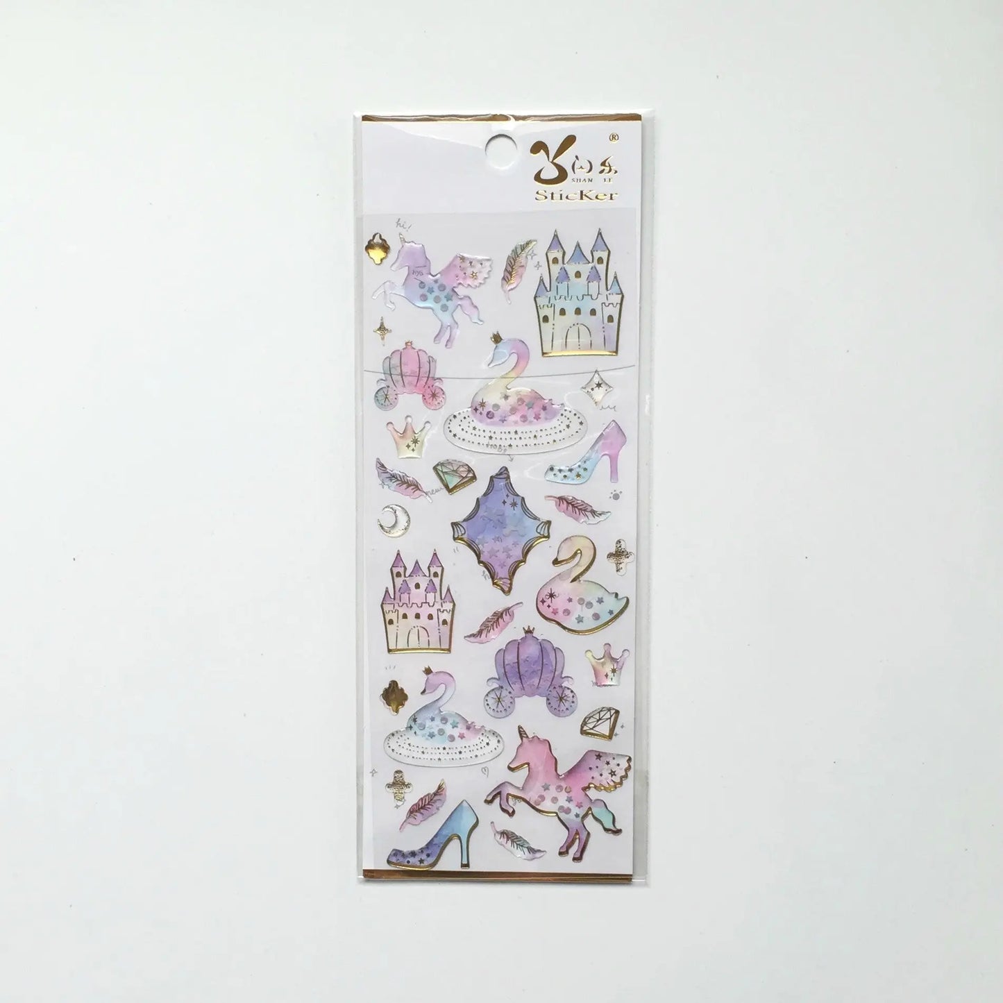 Unicorn Epoxy Stickers - 1 Sheet - The Crafts and Glitter Shop