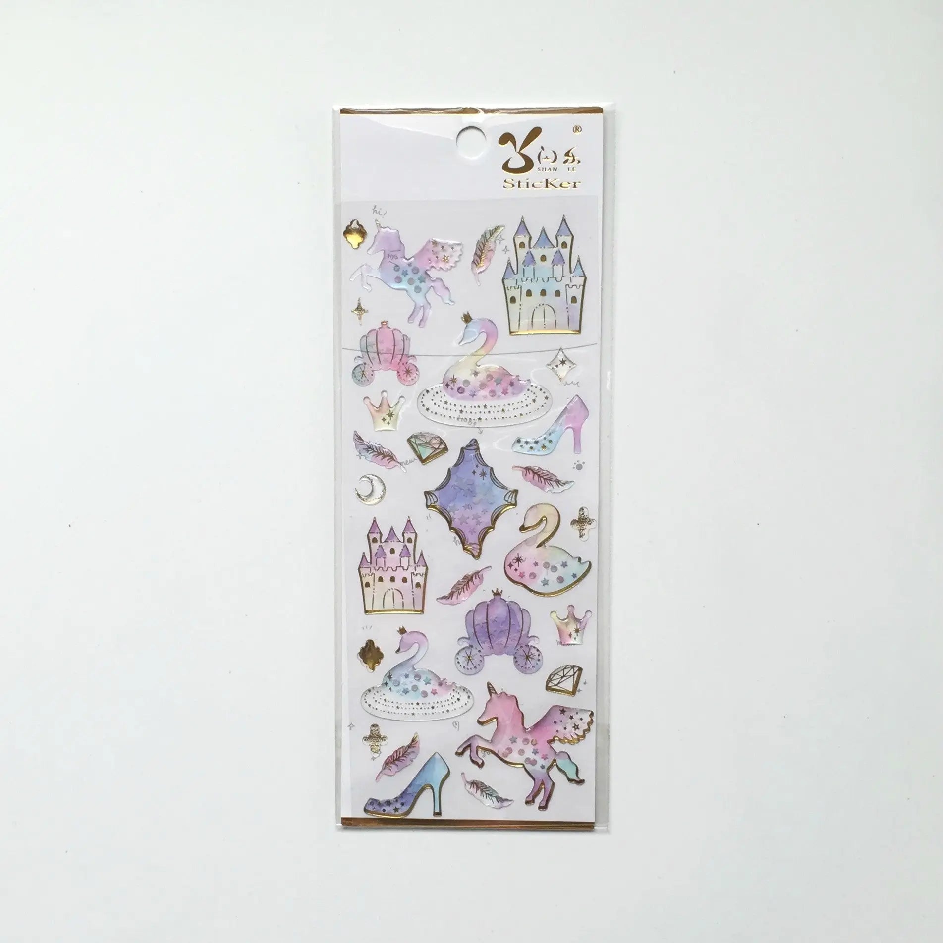 Unicorn Epoxy Stickers - 1 Sheet - The Crafts and Glitter Shop