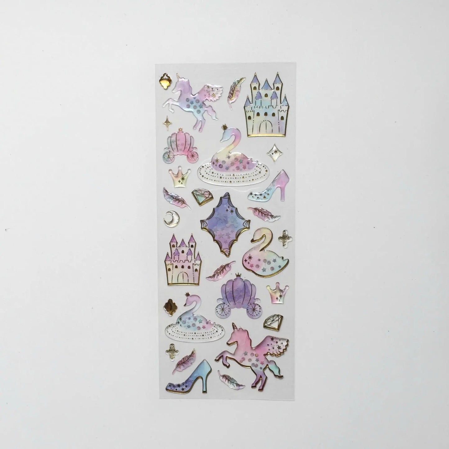 Unicorn Epoxy Stickers - 1 Sheet - The Crafts and Glitter Shop