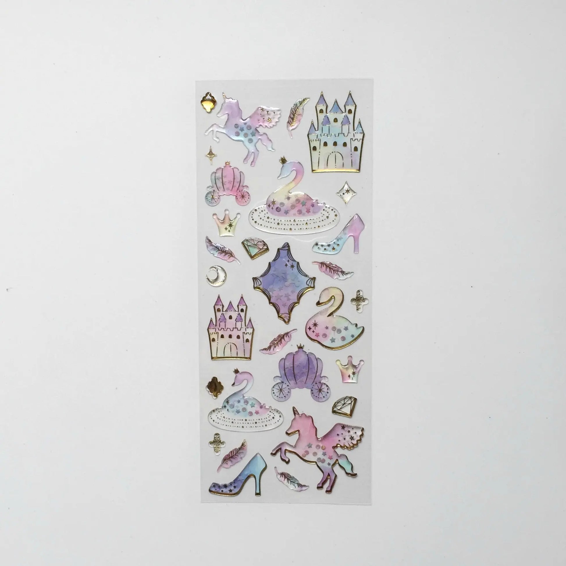 Unicorn Epoxy Stickers - 1 Sheet - The Crafts and Glitter Shop
