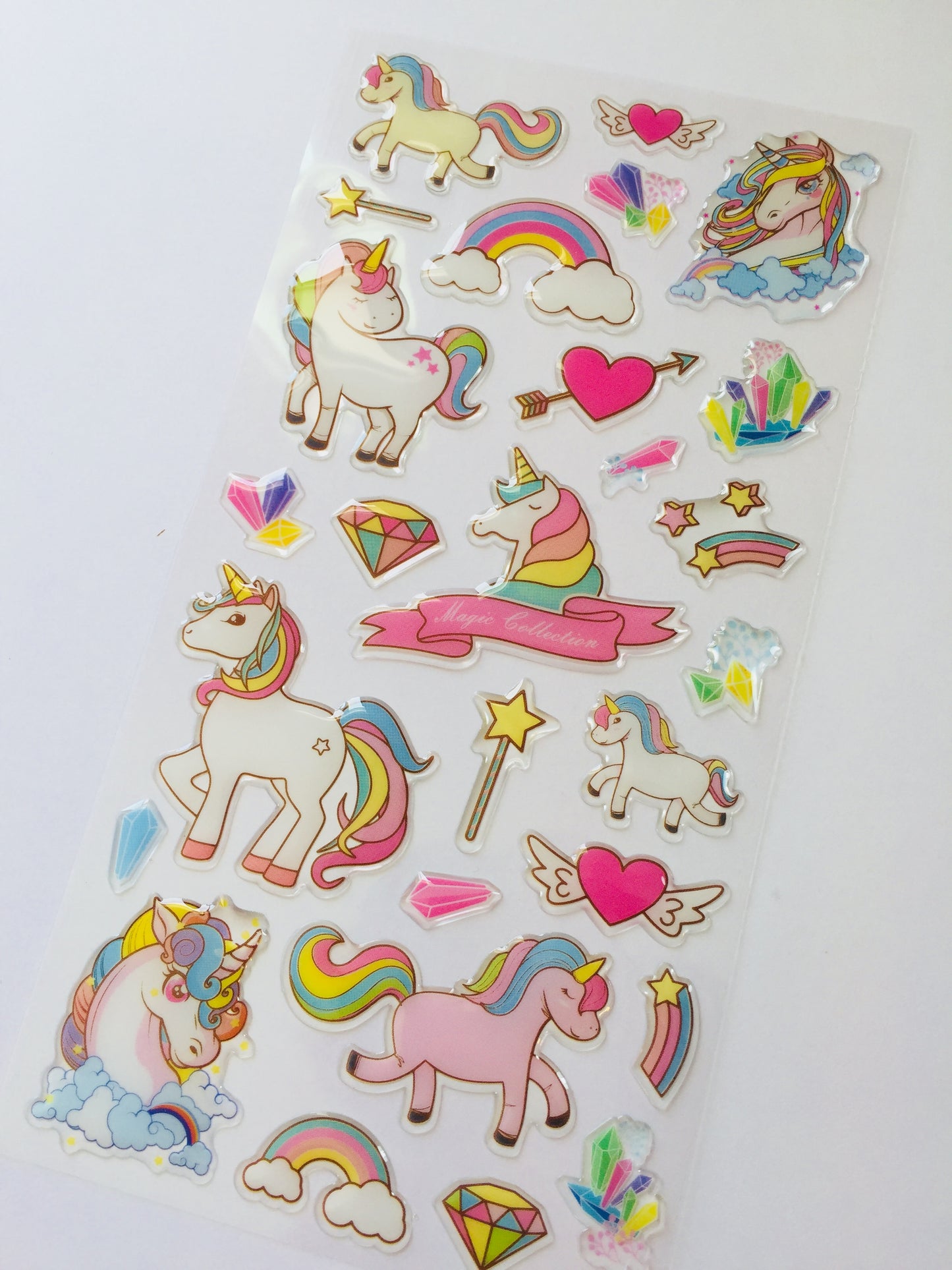 Unicorn Epoxy Stickers