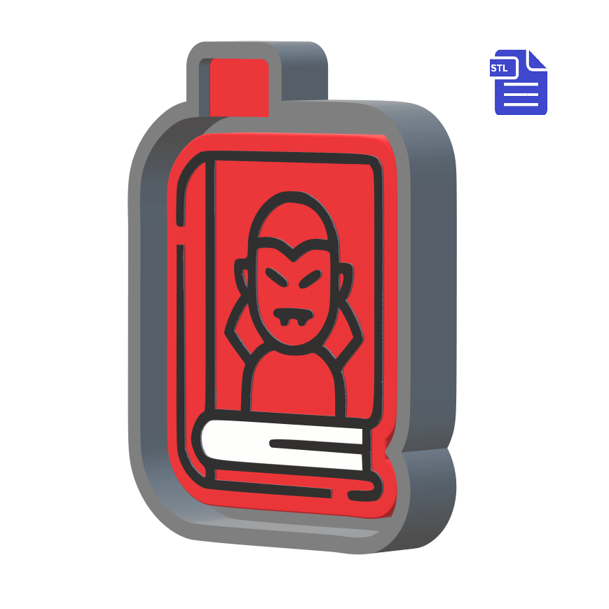 Vampire Book Club Silicone Mold Housing STL File