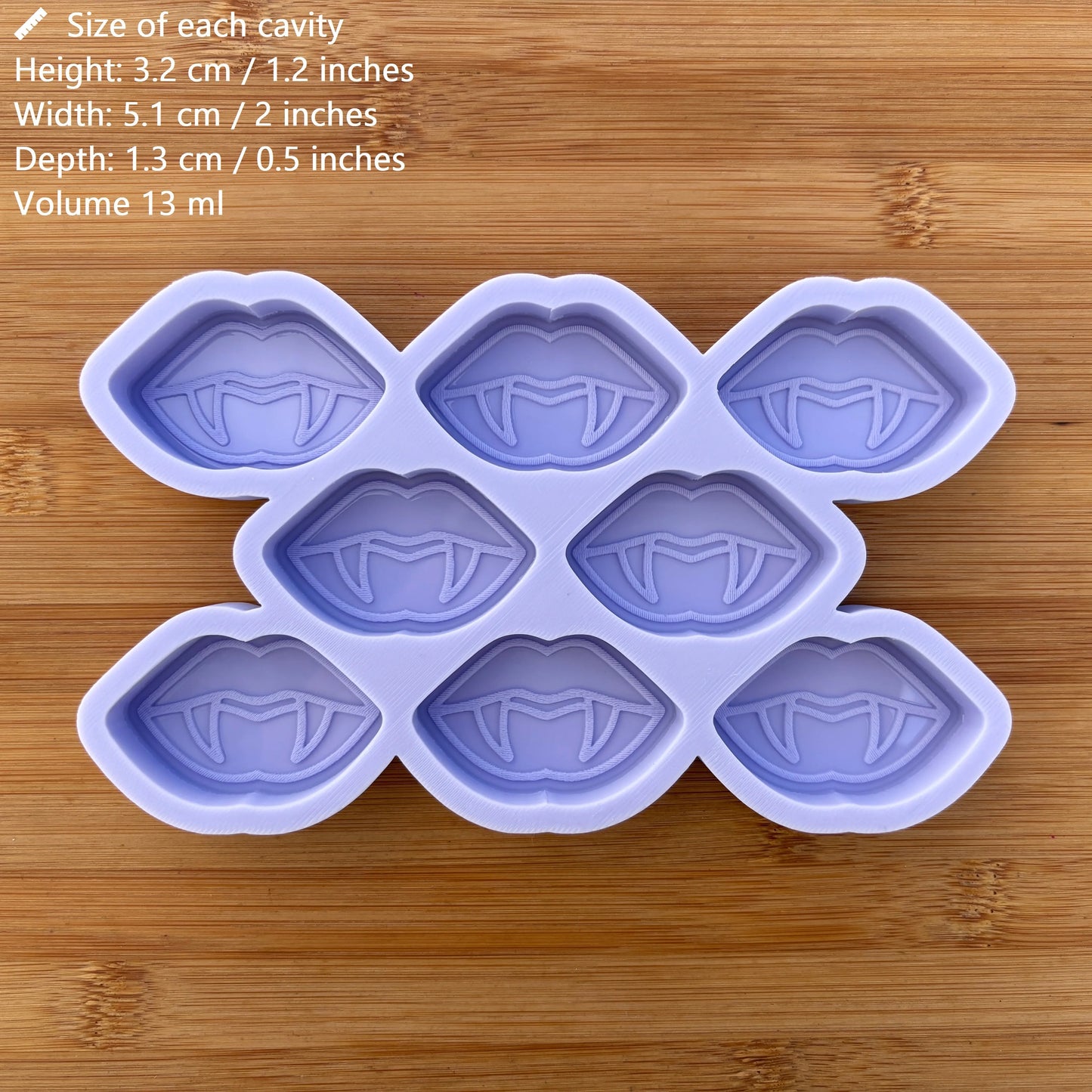 Vampire Lips Silicone Mold