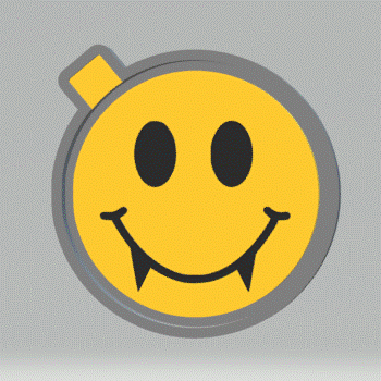 Vampire Smiley Silicone Mold Housing STL File
