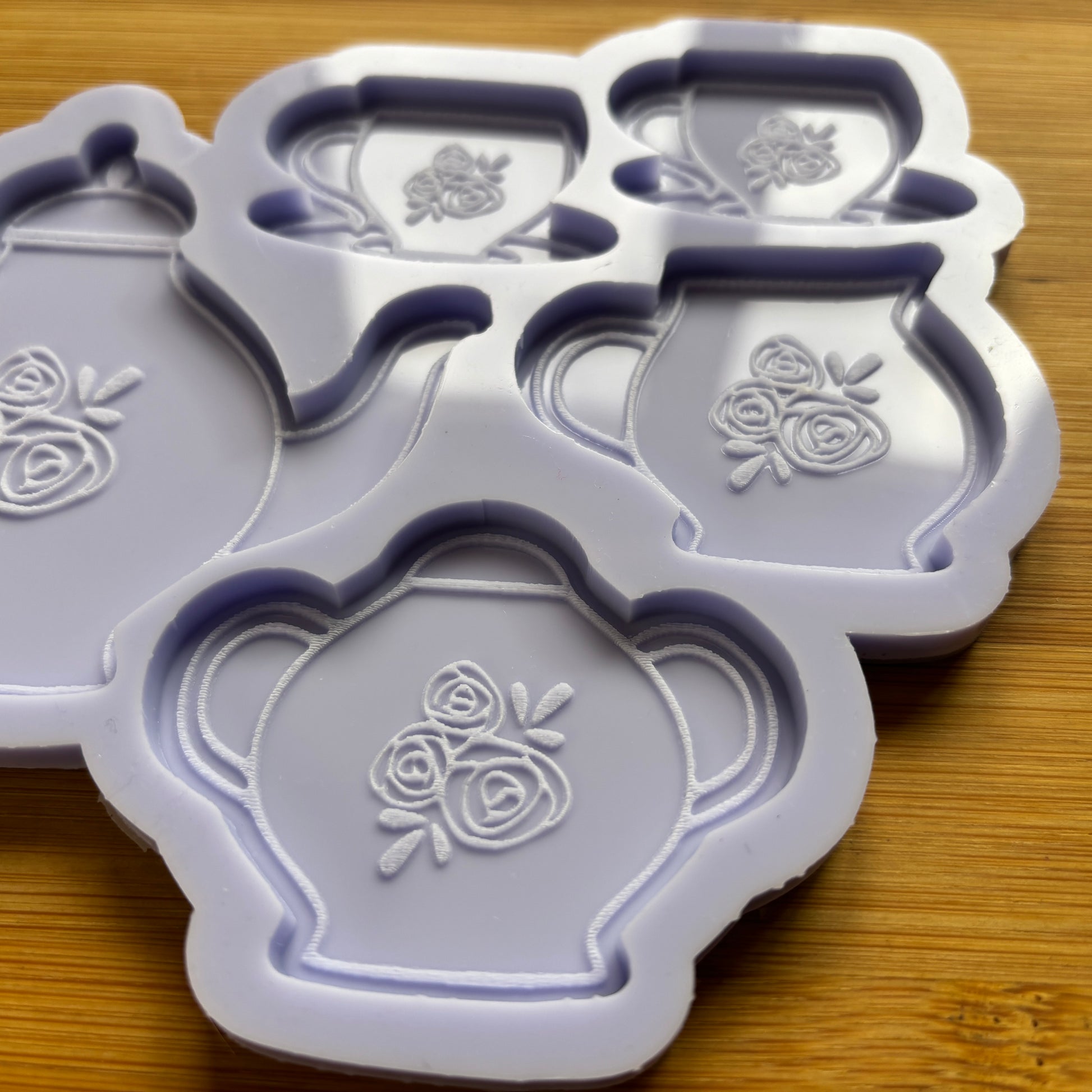 Vintage High Tea Floral Set Silicone Mold