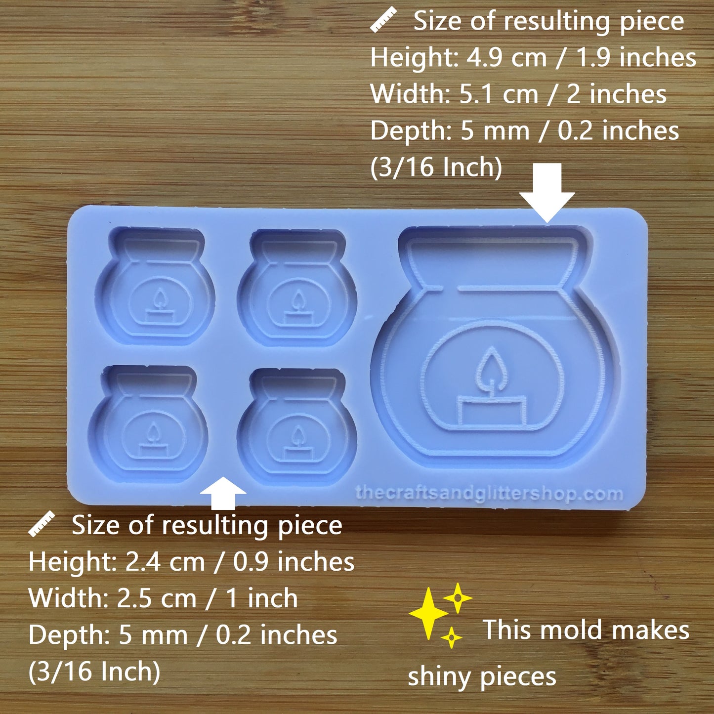 Wax Burner Silicone Mold