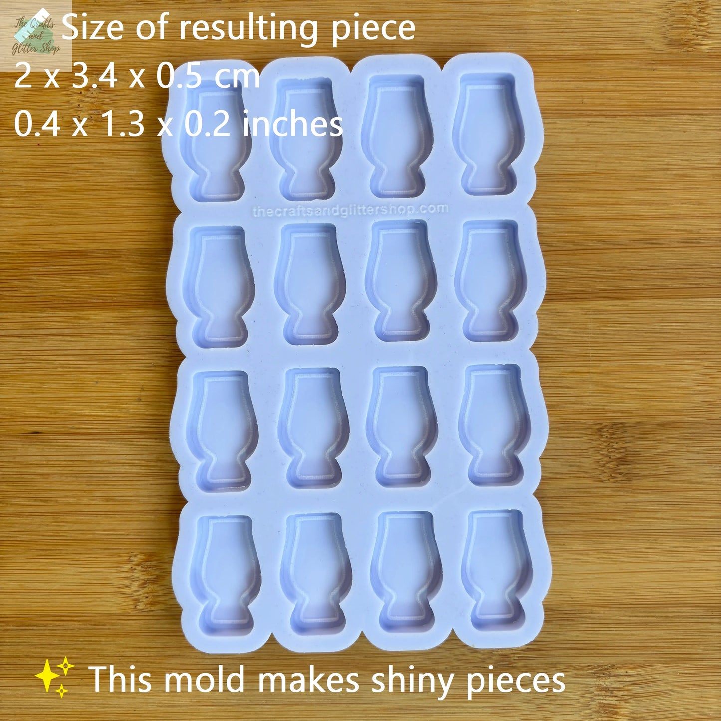 Whisky Glass Silicone Mold - The Crafts and Glitter Shop