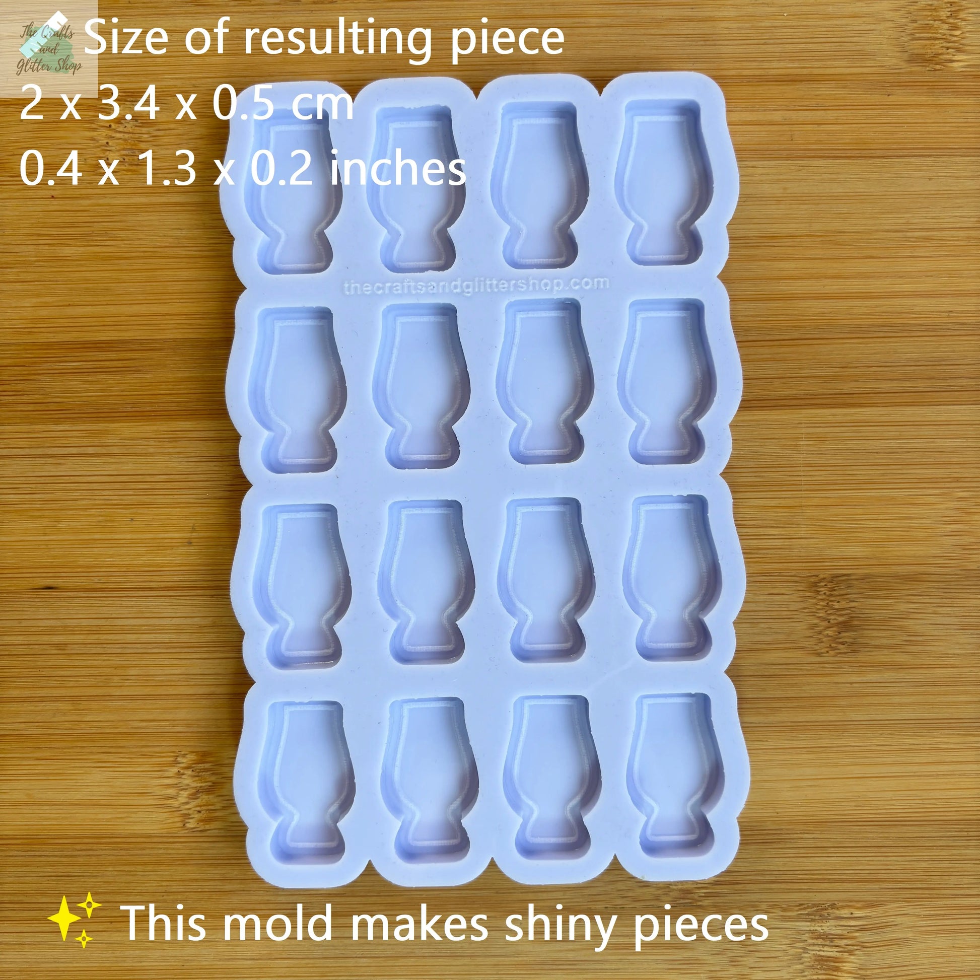 Whisky Glass Silicone Mold - The Crafts and Glitter Shop