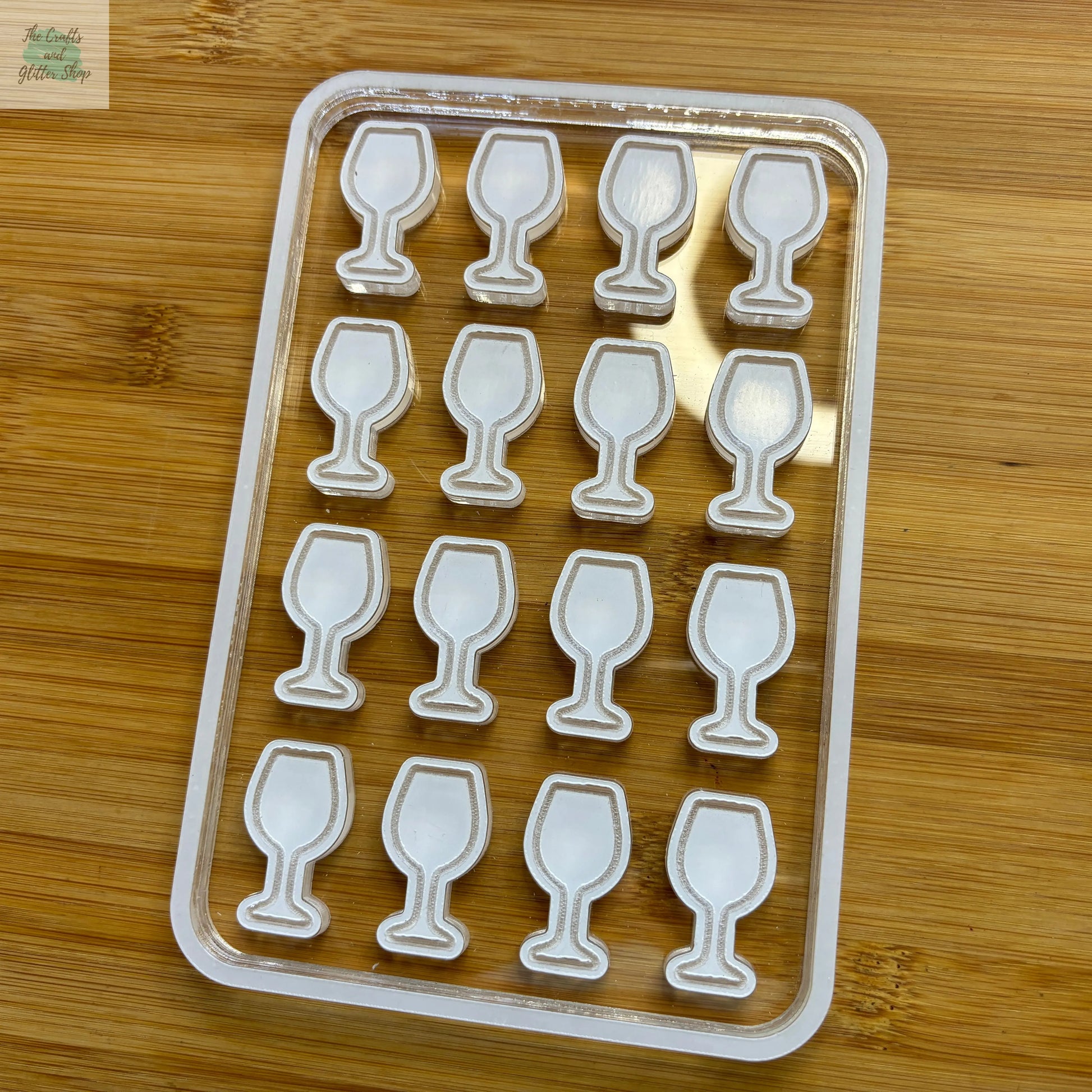 Wine Glass Acrylic Mold Blank - The Crafts and Glitter Shop