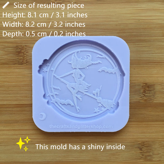 Witch Silhouette Silicone Mold