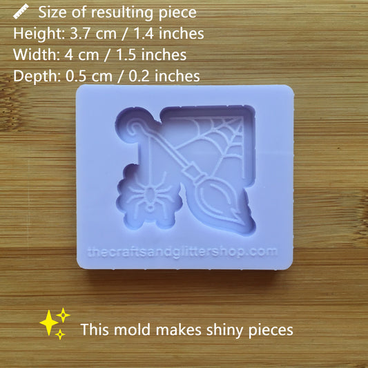 Witchy Broomstick Silicone Mold