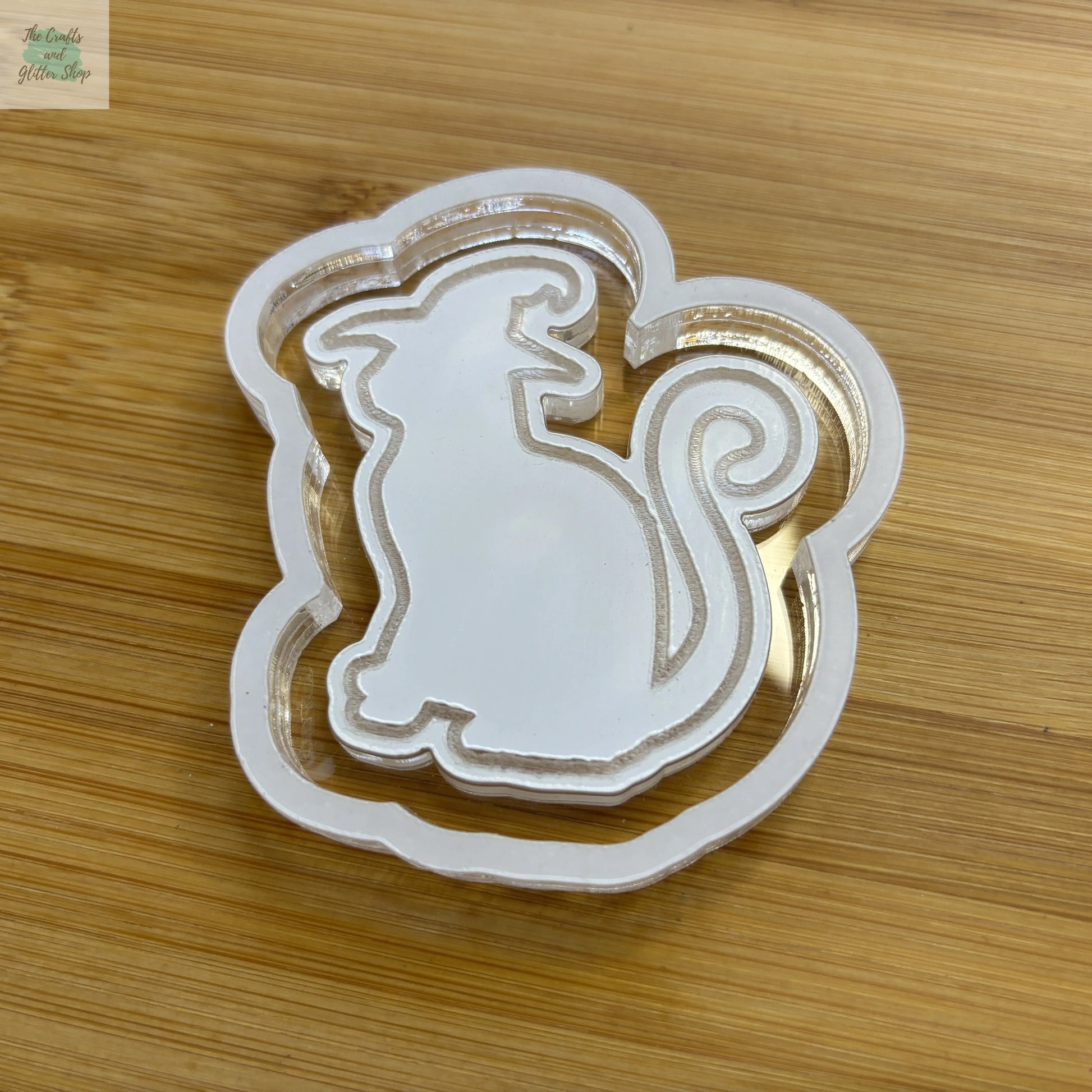 Witchy Cat Acrylic Mold Blank