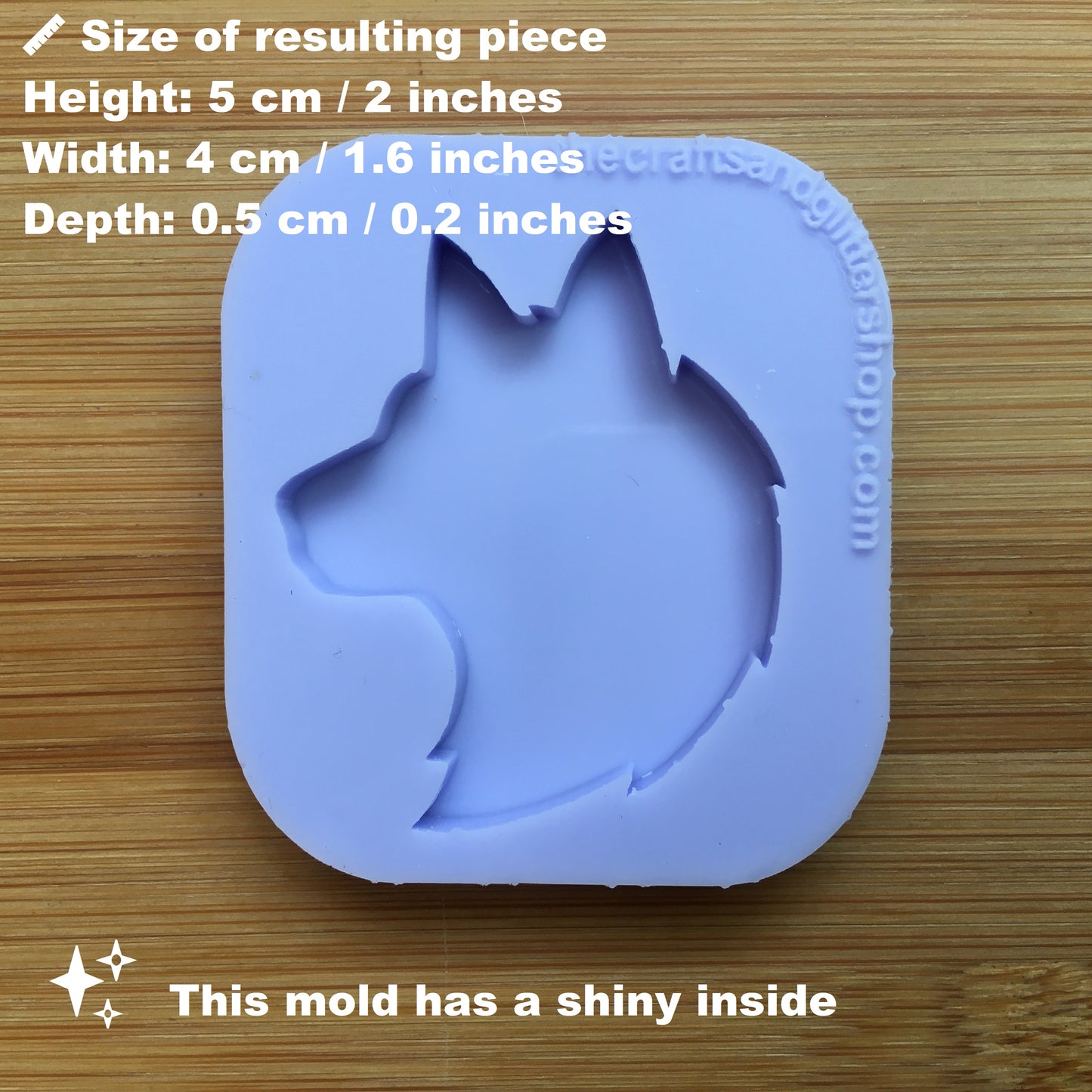Wolf Head Silicone Mold