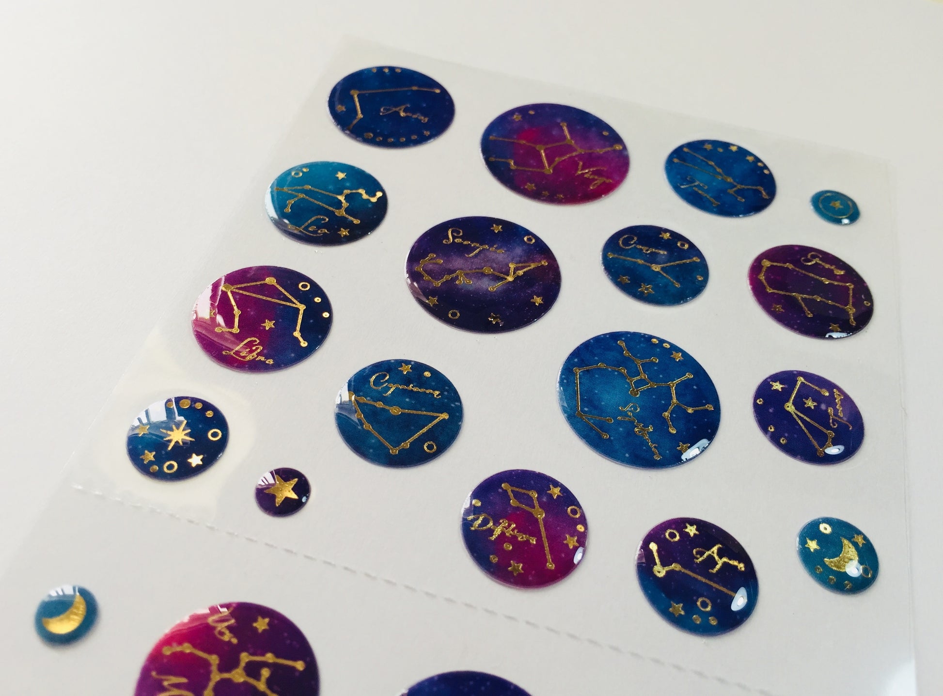 Zodiac Planets Stickers