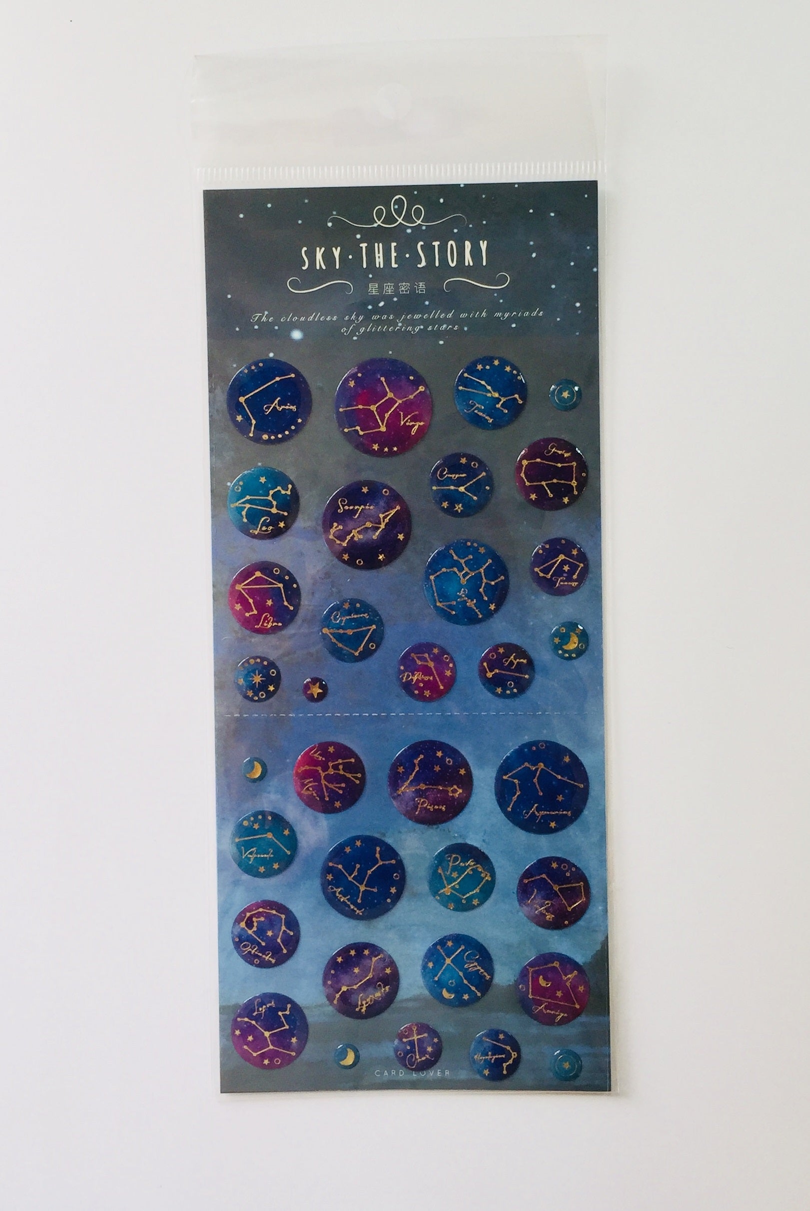 Zodiac Planets Stickers