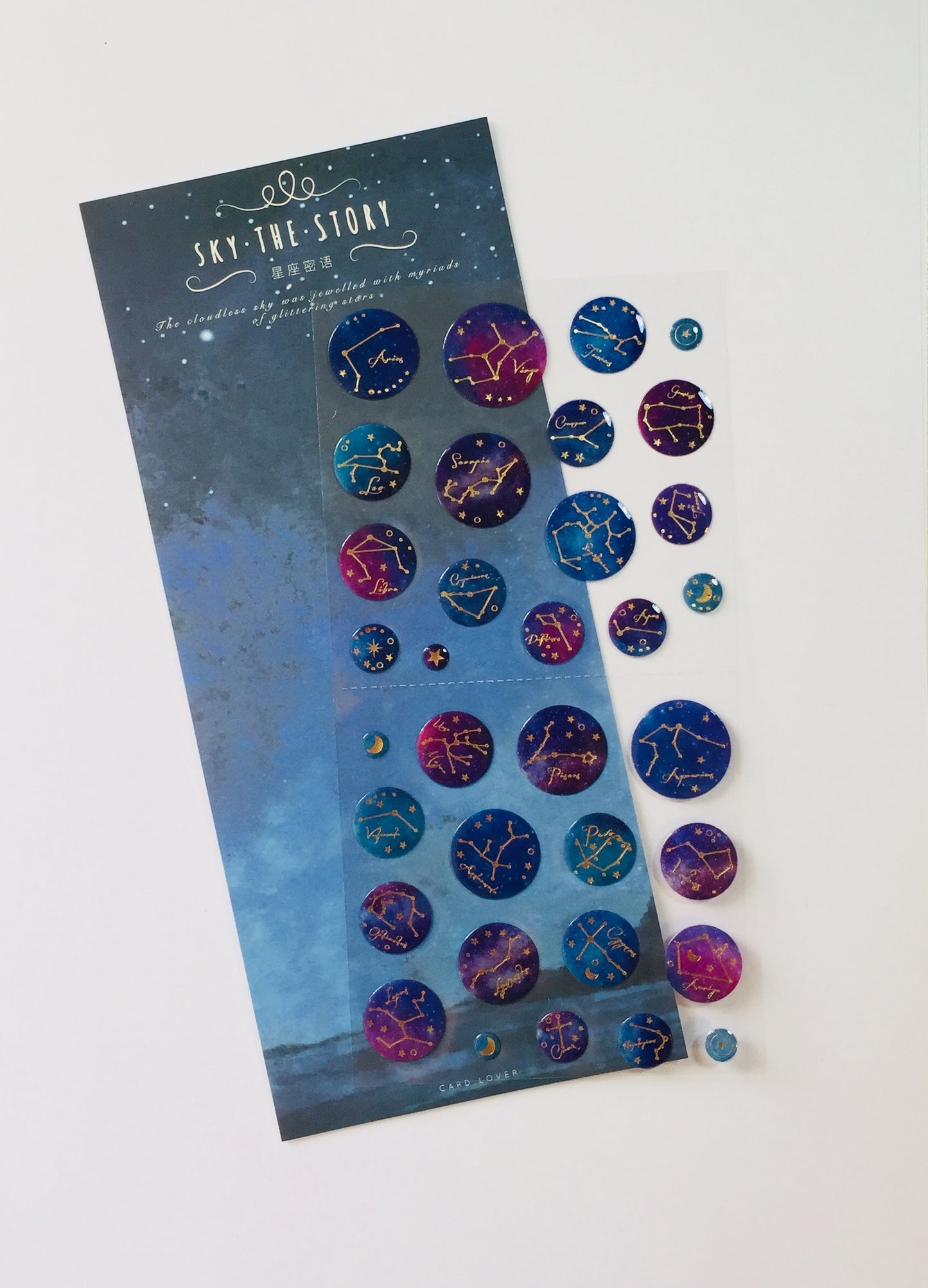 Zodiac Planets Stickers