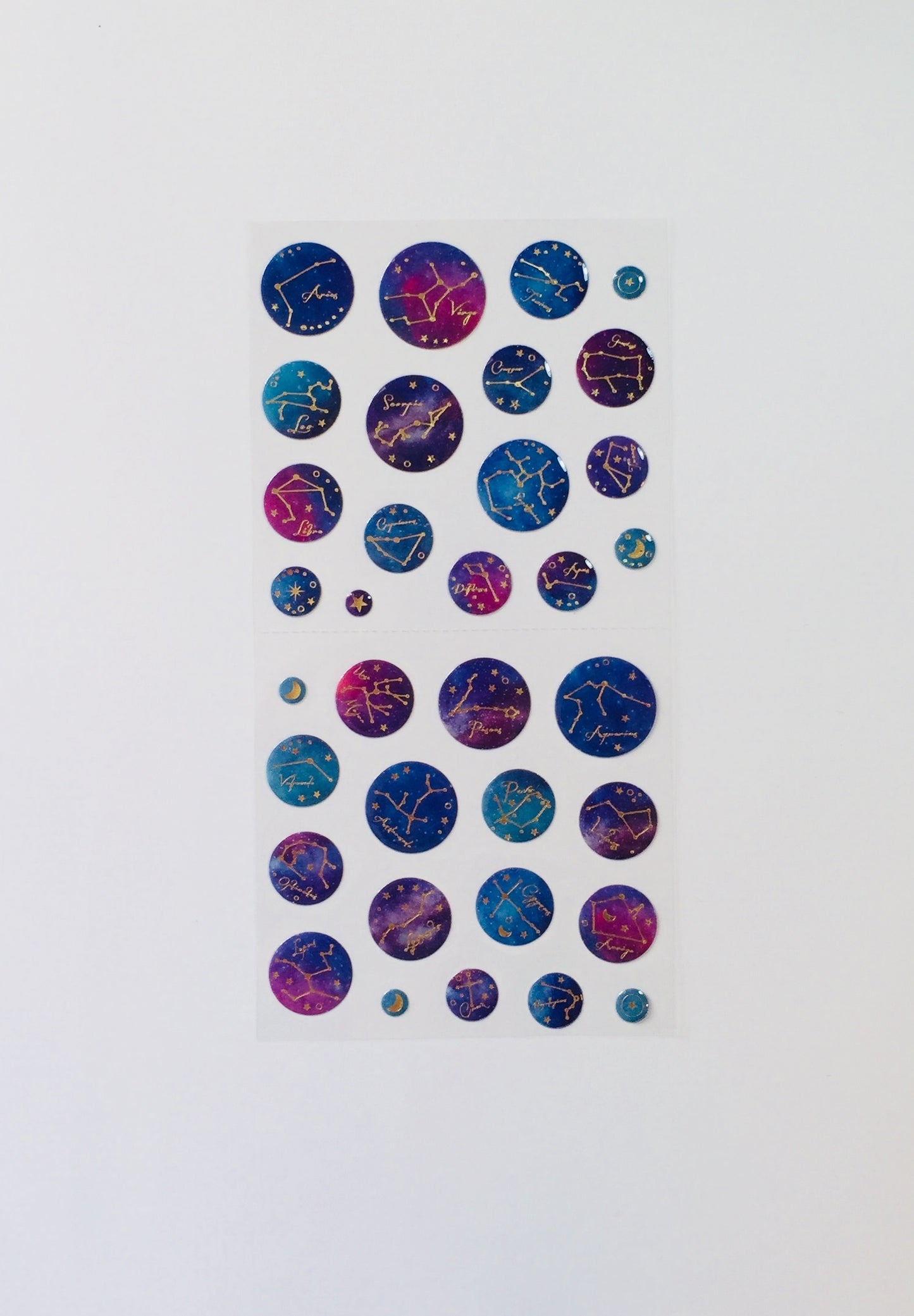 Zodiac Planets Stickers