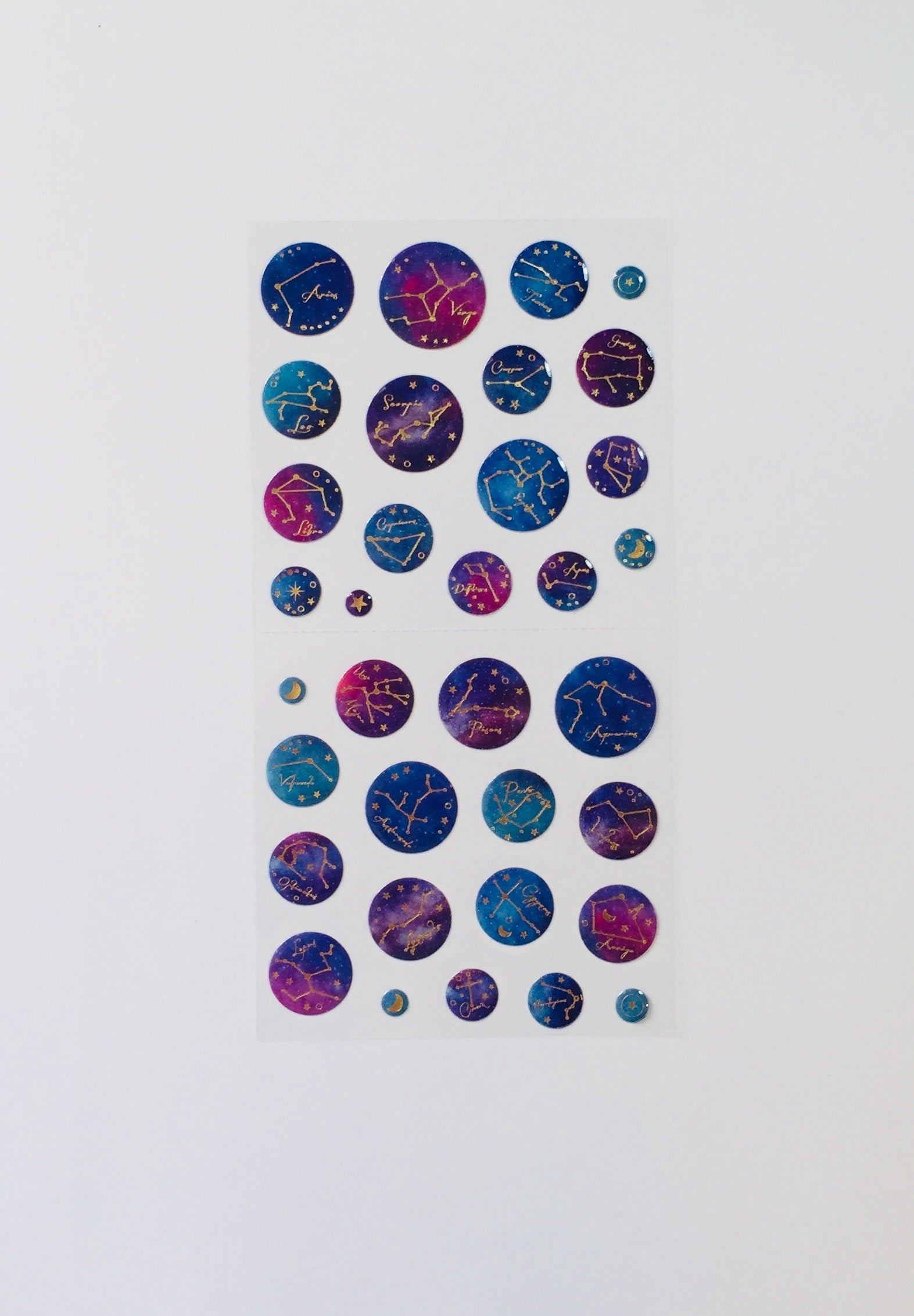 Zodiac Planets Stickers