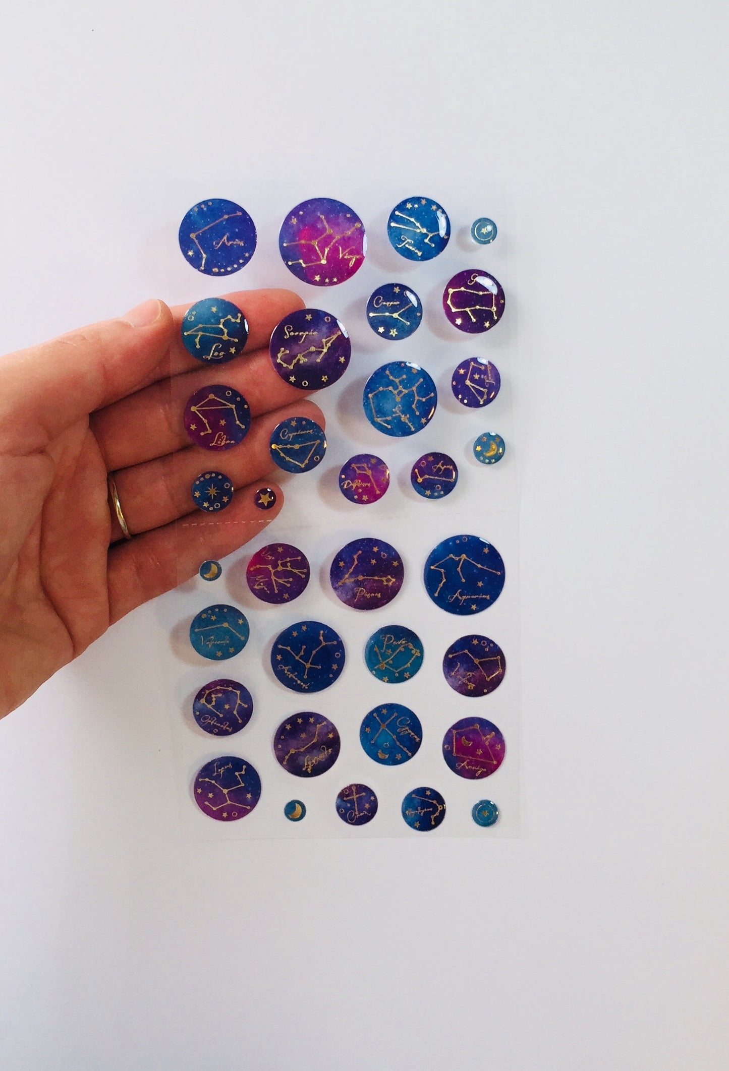 Zodiac Planets Stickers