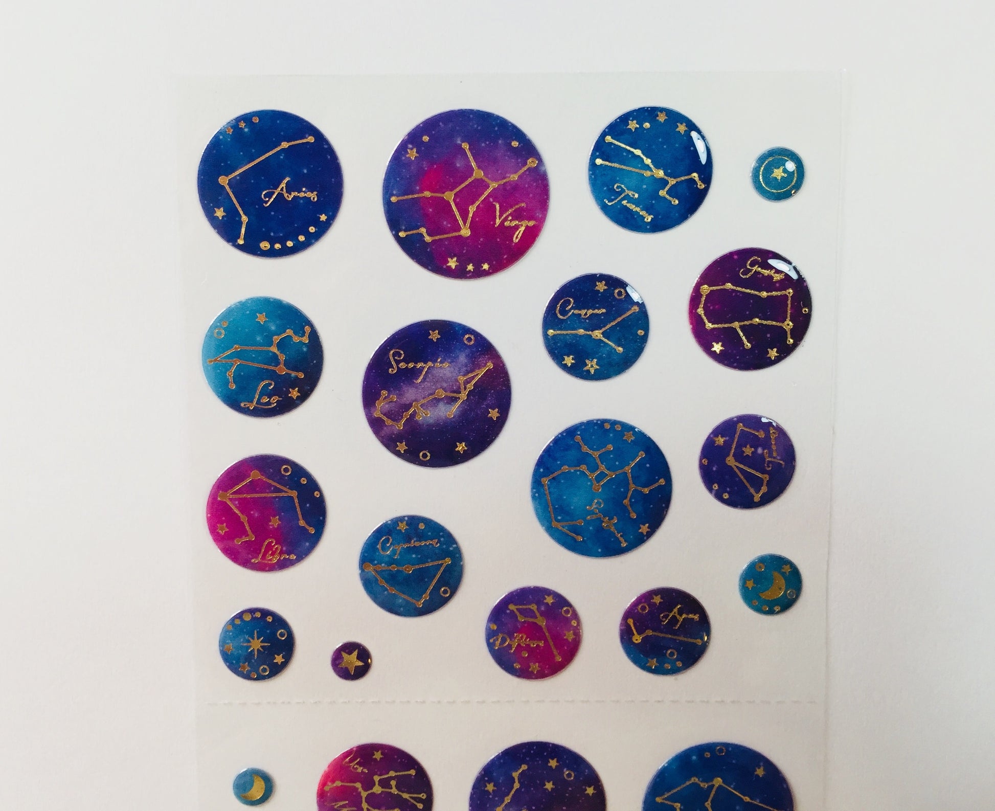 Zodiac Planets Stickers