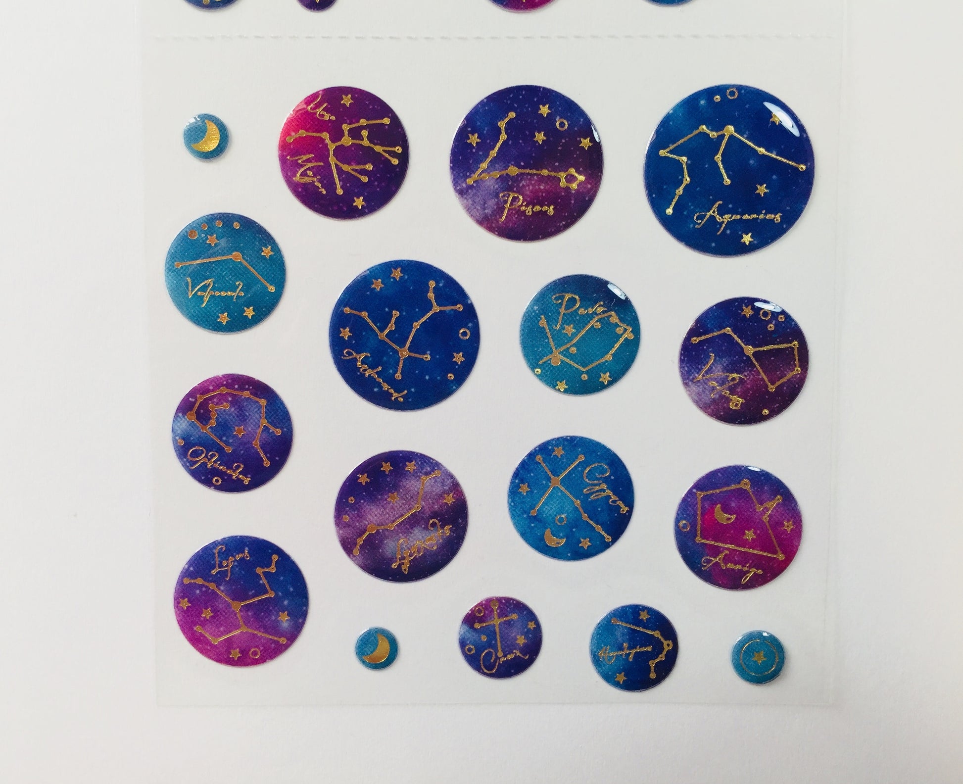 Zodiac Planets Stickers