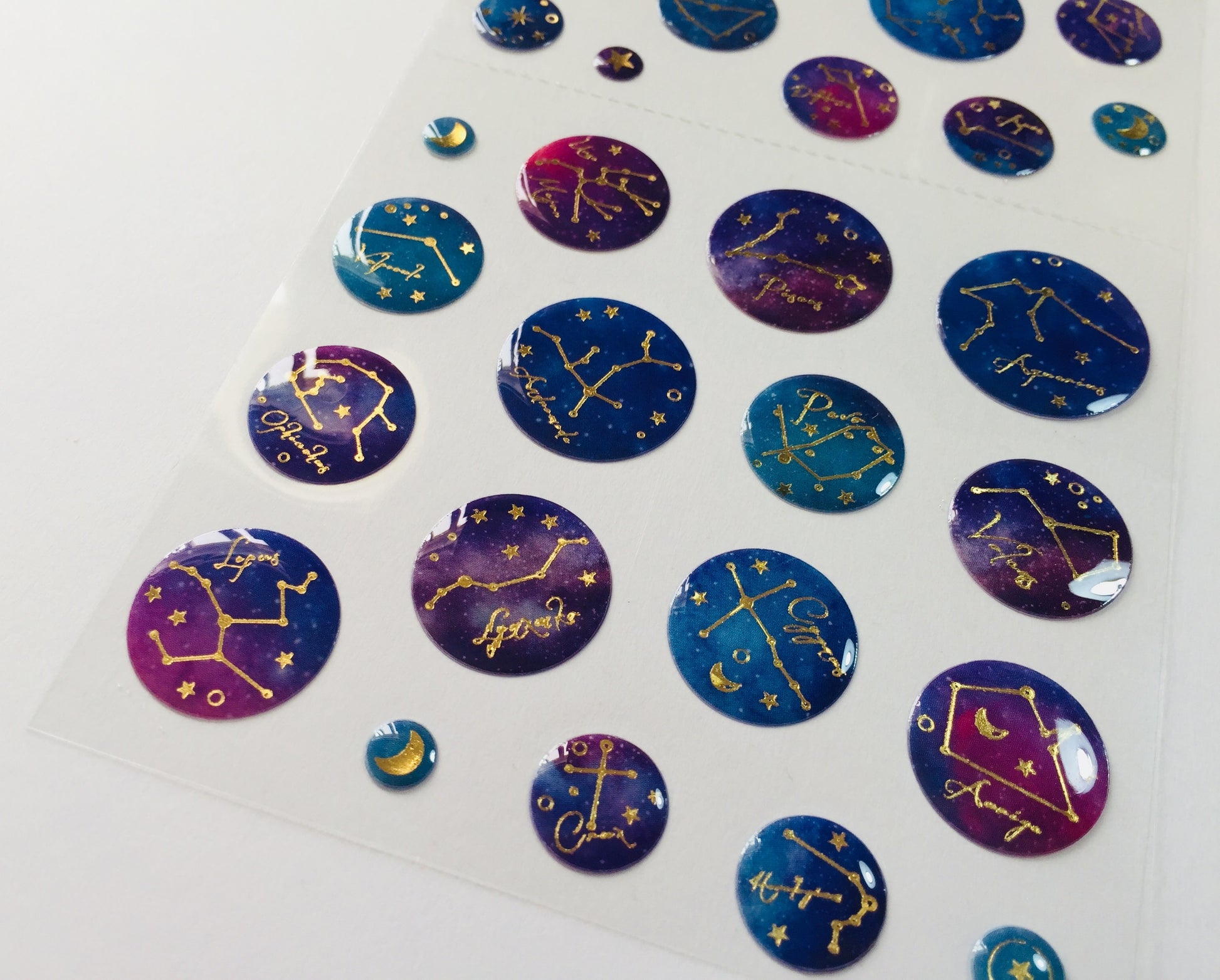 Zodiac Planets Stickers
