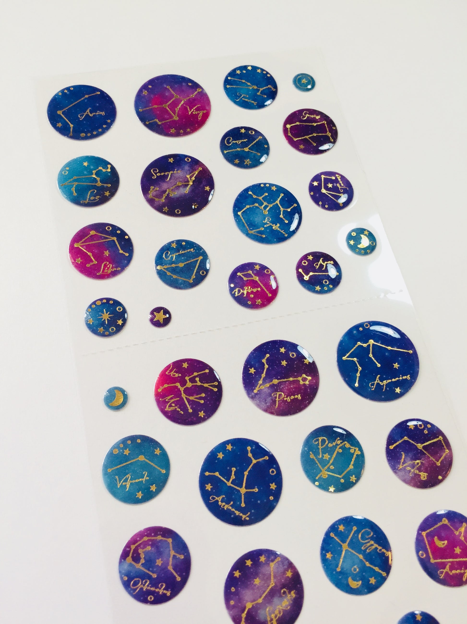 Zodiac Planets Stickers