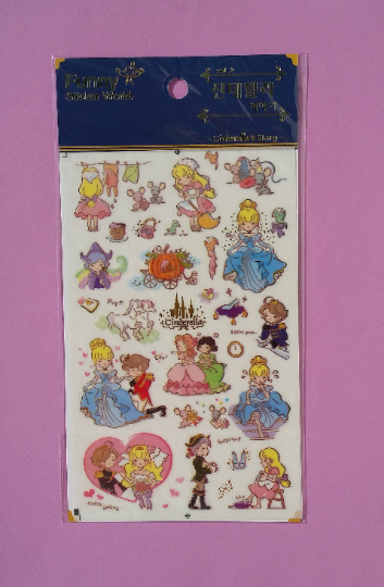 Kawaii Princess Stickers - various designs available